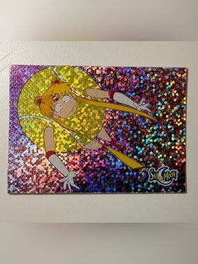 Prismatic #17 Sailor Moon Holographic Trading Card - Bouncing Sailor